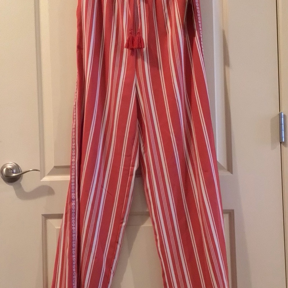 Red/coral large pants new